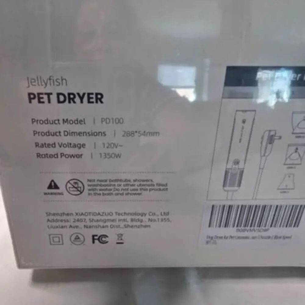 Jellyfish Handheld Powerful Pet Dryer PD100